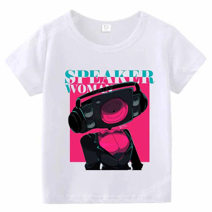Skibidi Toilet Kids Summer T-Shirt