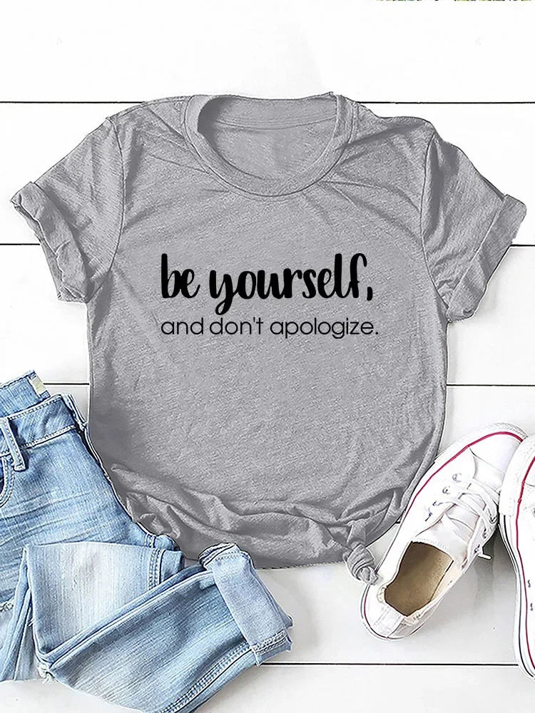 be yourself short-sleeved t-shirt for kids