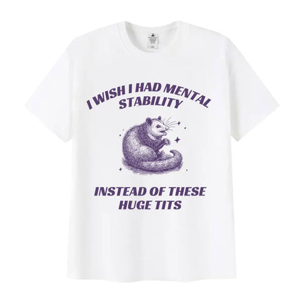 Funny Raccoon Meme T-Shirt for Kids