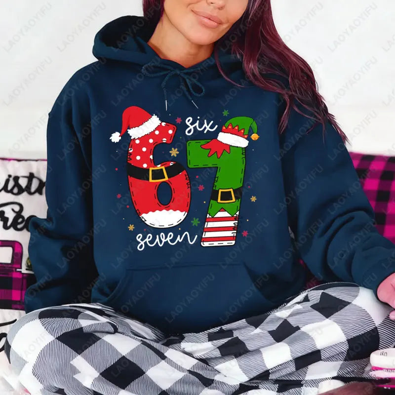 funny meme christmas graphic unisex hooded sweatshirt