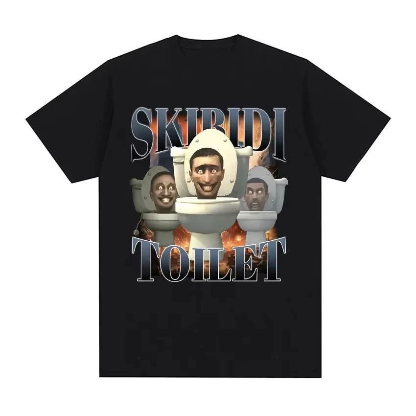 skibidi toilet graphic t-shirt for kids