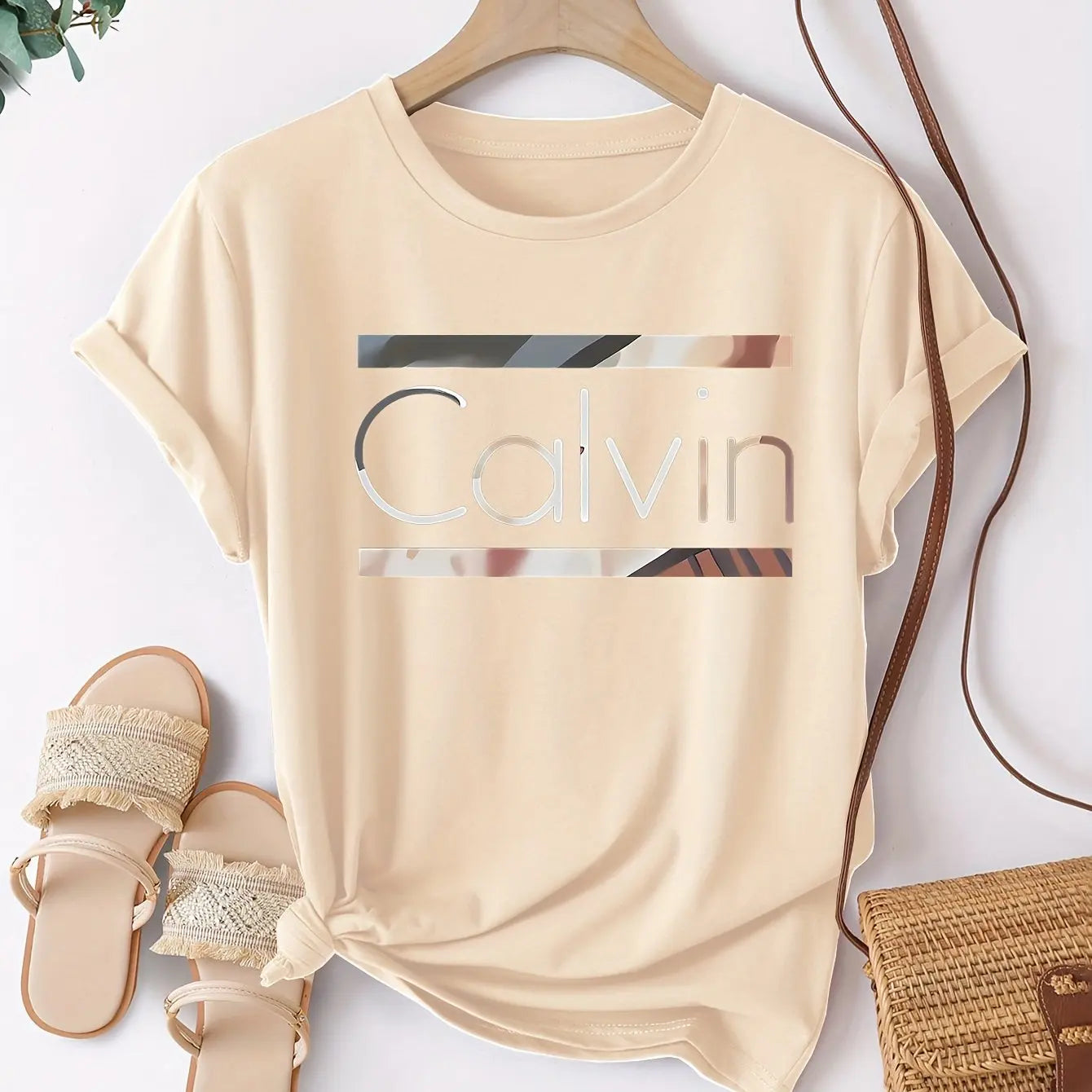 kids' casual cotton skibidi letter t-shirt