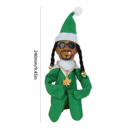 Snoop on a Stoop Christmas Elf Doll