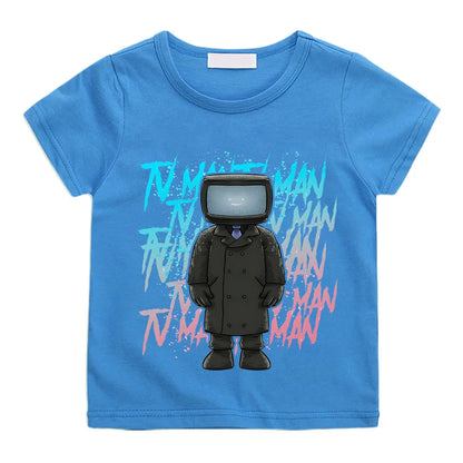 Skibidi Toilet Graphic T-shirt for Kids