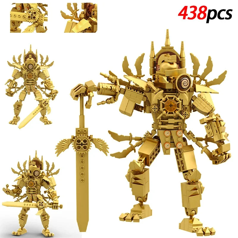 skibidi toilet building blocks toy for kids