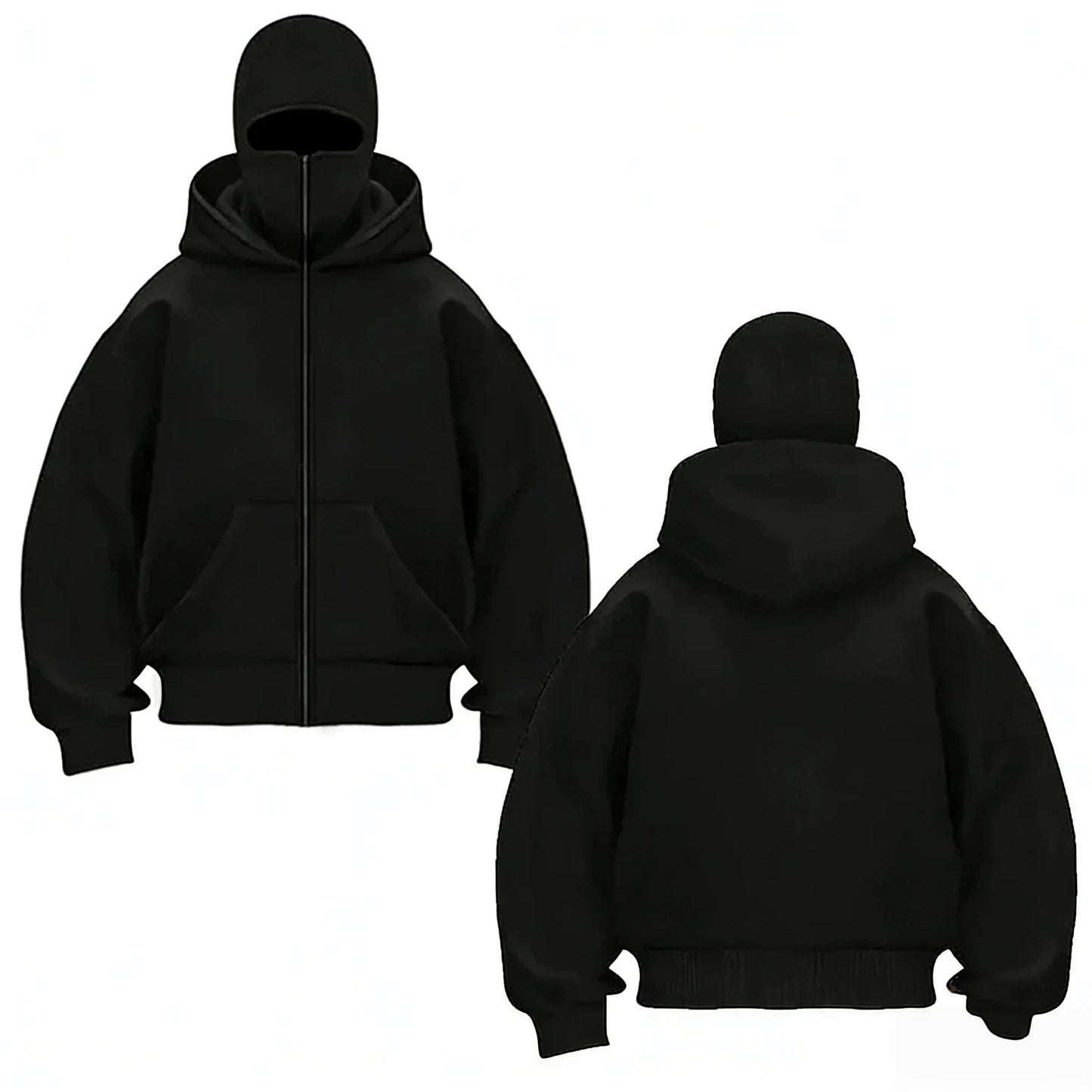 double layered pullover hoodie with fun graphic design