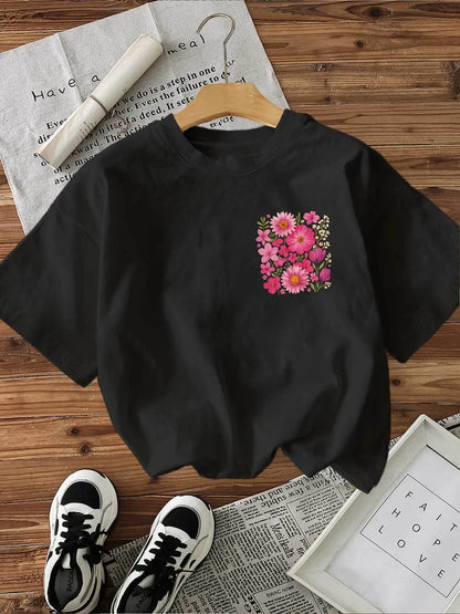 Floral Graphic T-shirt for Kids