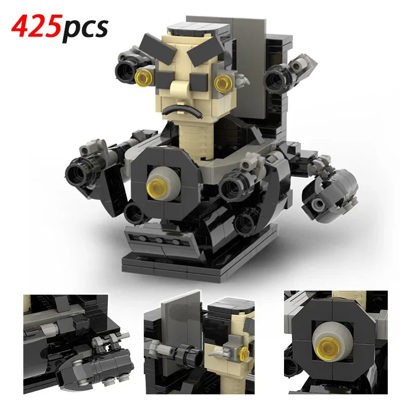 skibidi toilet building blocks toy for kids