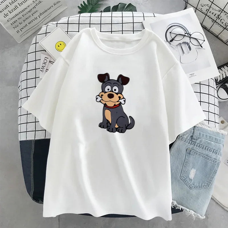 kawaii bear print short sleeve t-shirt for kids